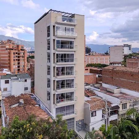 Apartamento Mirador Del Laureles, Ac, Piscina, Parqueadero 701 Medellín Exterior foto